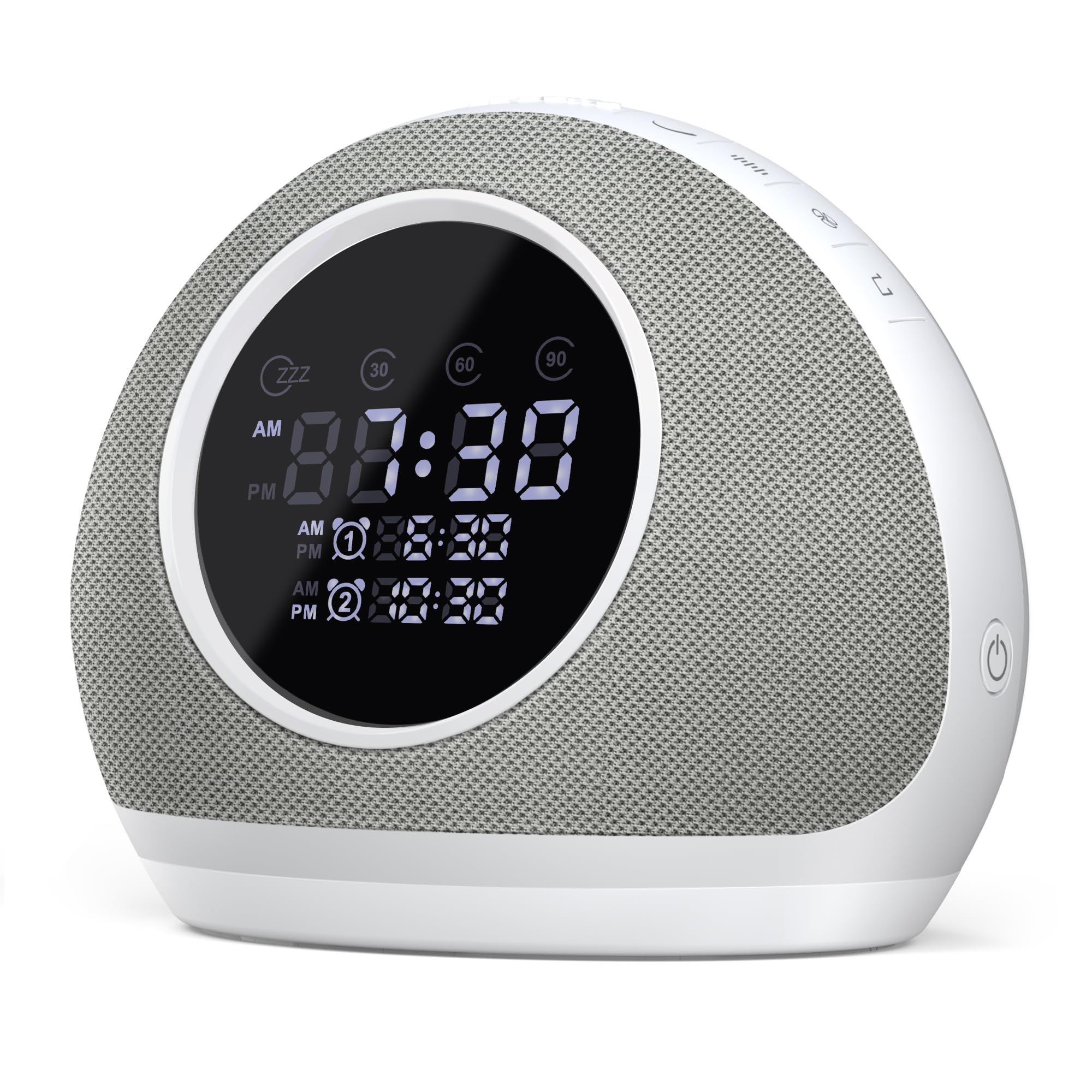 Dreamegg White Noise Machine, White Noise Sound Machine with 27 Relaxing Sleep Sounds, 9 Night Lights,5 Wake up Sounds, Dimmable & Digital Display, Sound Machine Sleep Timer for Adults Kids Baby