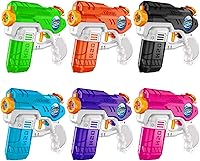 HozHoy 6 Pack Water Guns for Kids - 220CC Squirt Blasters Shoot 20ft, Pool Beach Toys for Boys Girls Toddlers