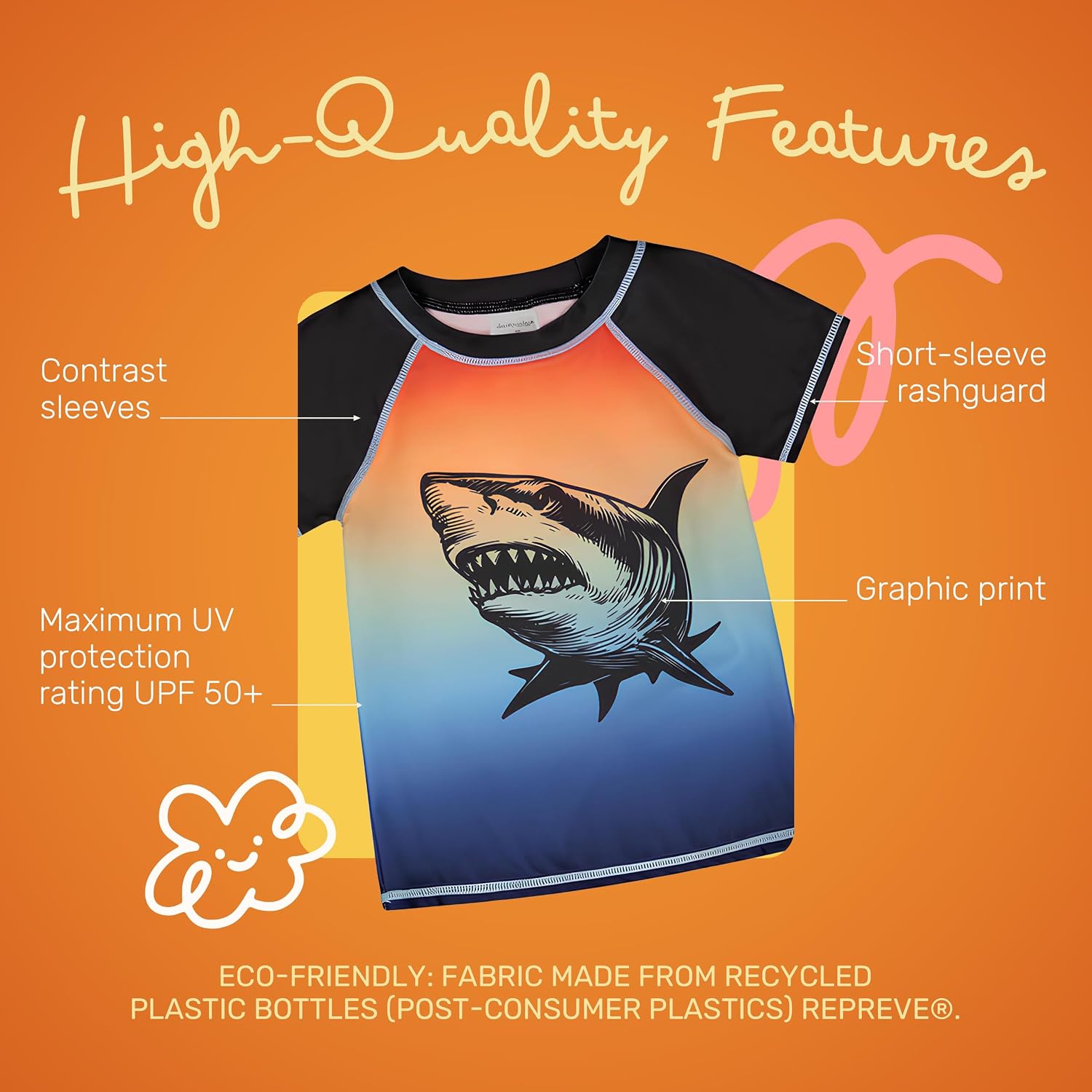 Deux par Deux Boy Rashguard