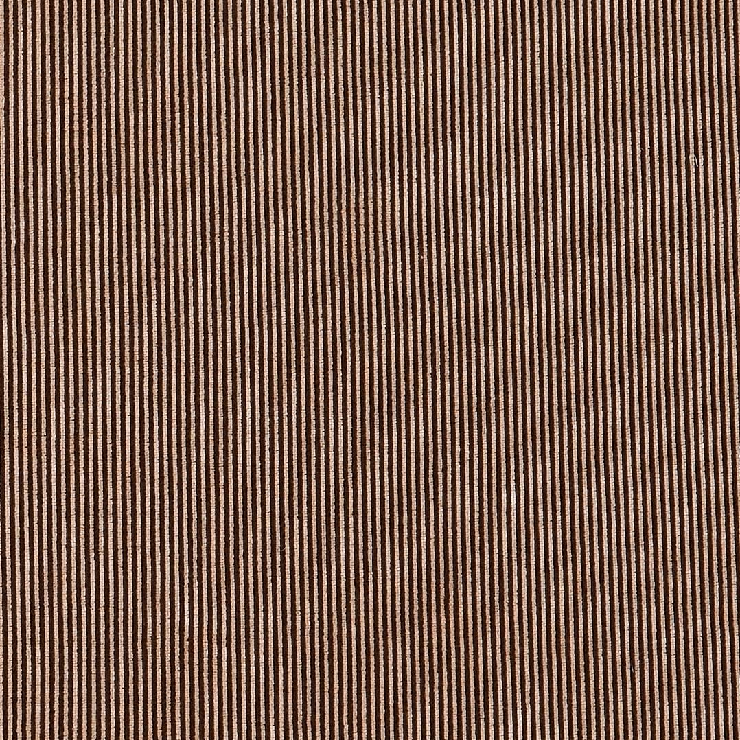 SureFit Home Décor Stretch Stripe Box Cushion Ottoman One Piece Slipcover, Stretch Form Fit, Polyester/Spandex, Machine Washable, Brown Color (SF37760)