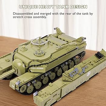 戦車の模型28台 Amazon | JMBricklayer WW2 ミリタリー T28 重戦車モデルキット
