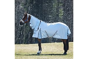 Horze Freja Durable Mesh Combo Fly Sheet: Shield Your Horse from the Elements!