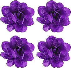 Large Women's Brooches Lapel Pin, Lapel Pins Dainty Satin Fabric Big Camellia Flower Hair Clip Dancer Pin Up for Hats/Parties/Clothes/Jewelry