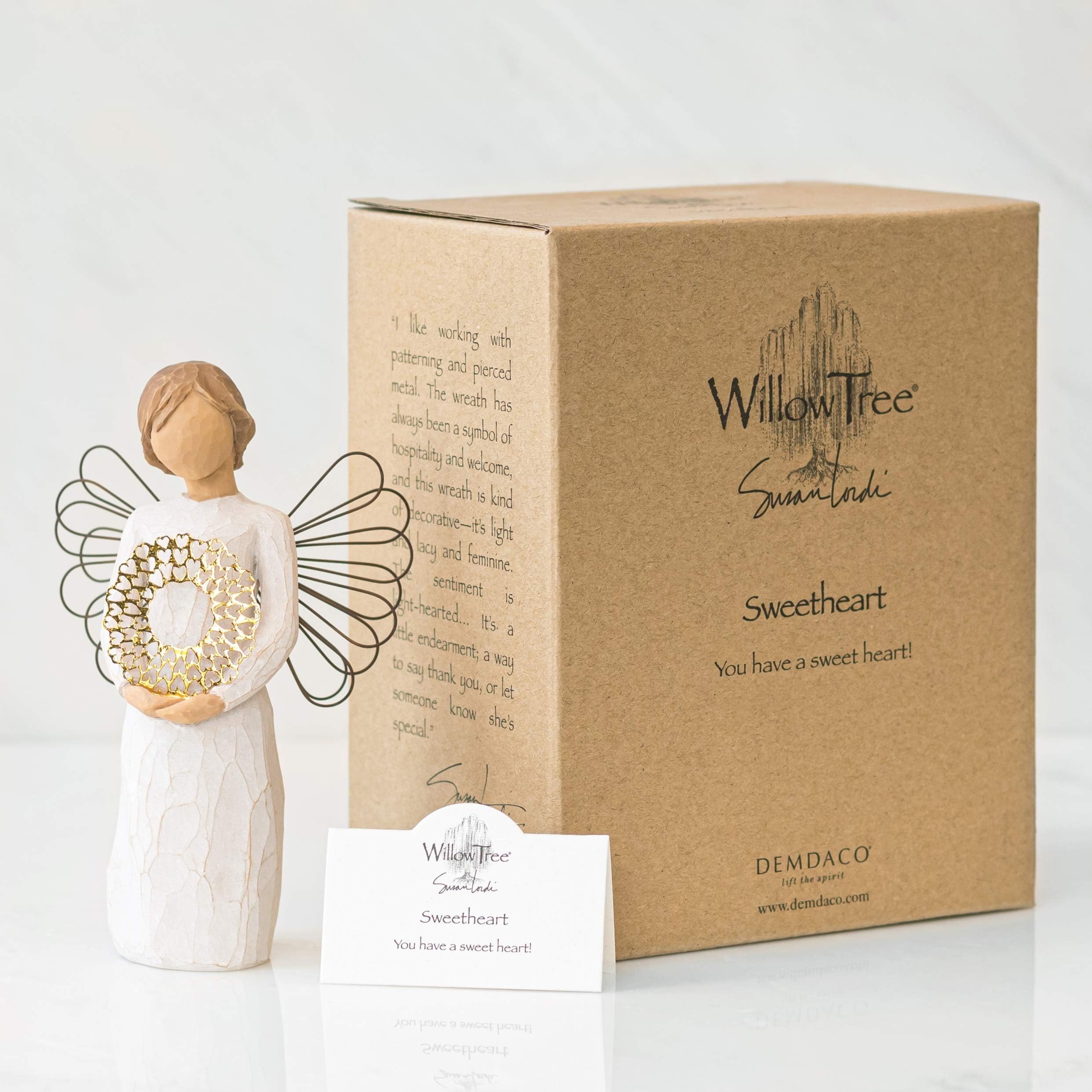 Willow Tree, Figura de ángel con Corona, Home Deco, Enesco