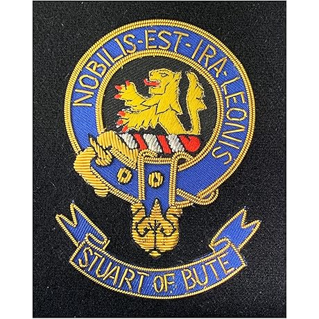 Stuart of Bute Scottish Clan Embroidered Blazer Crest
