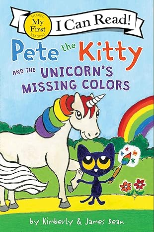 PETE THE KITTY AND THE UNICORNS MISSING COLORS