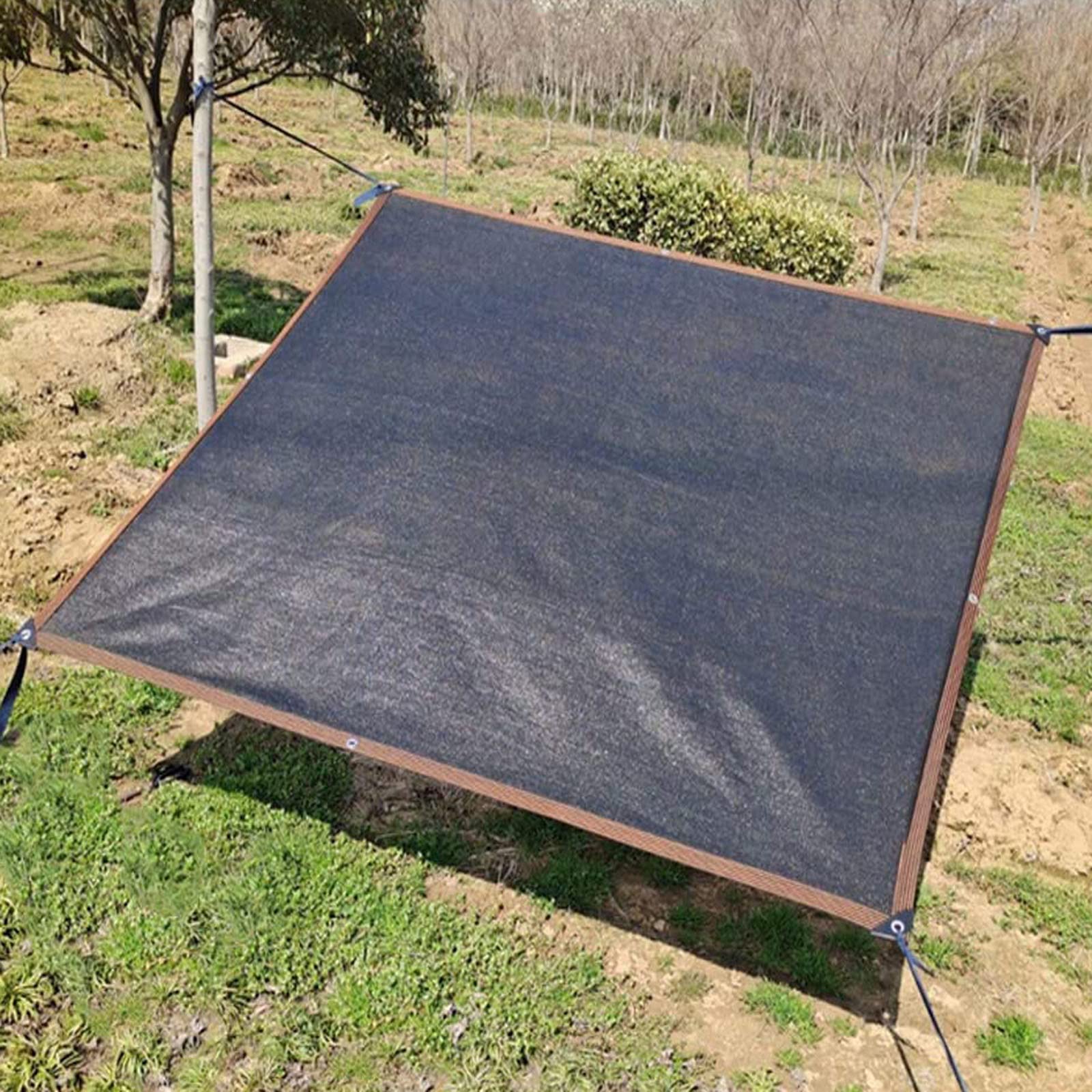 Filet d'ombrage pour serre et jardin noir 3x7m respirant