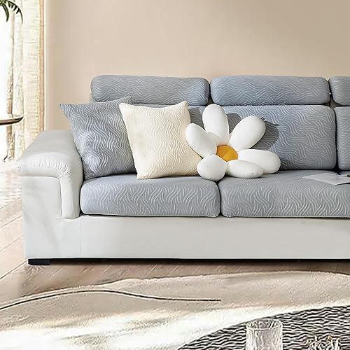 Miniatura 9 de Fundas de cojín impermeables para sofá, fundas elásticas para sofá, fundas de cojín elásticas de repuesto, funda de asiento suave, protector
