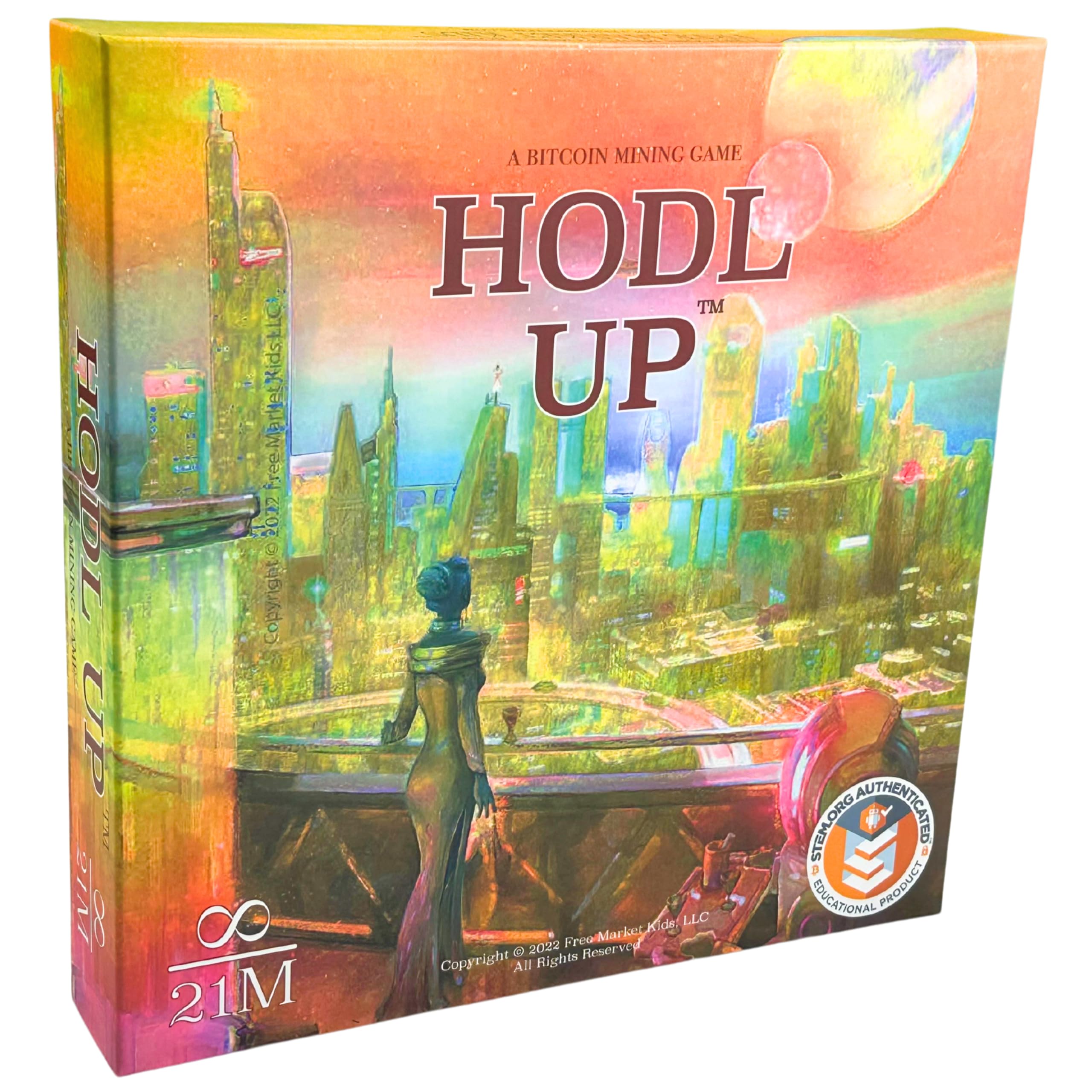 Amazon | 【ホールドアップ】ビットコインをテーマにした楽しい戦略ゲーム| 習得しやすい - 15分 | クイックプレイ - 45分 | 対象年齢 :14歳以上 | ボードゲーム | おもちゃ