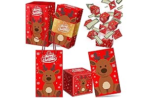 Kosiz 2 Set Christmas Exploding Gift Boxes