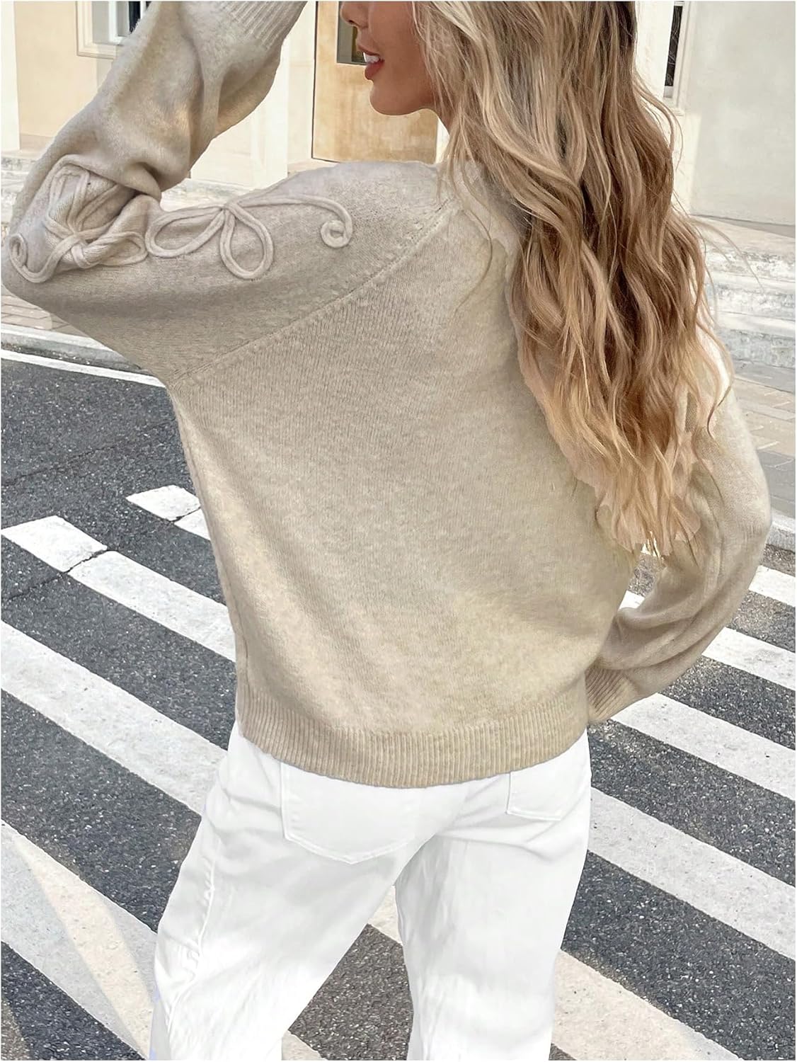 Verdusa Women Cozy Sweaters Long Sleeve Fall Sweaters Cute Sweater Trendy Pullovers Tops Winter Clothes - Image 2