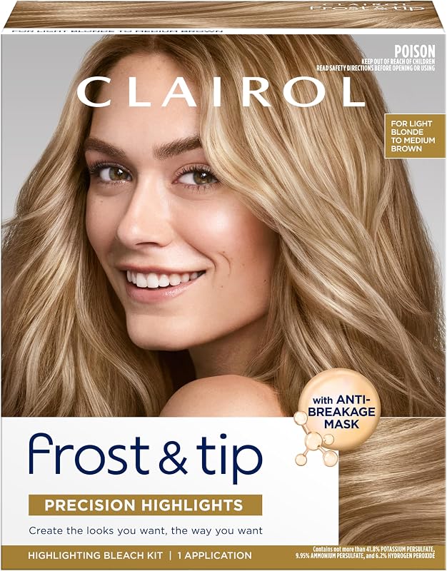 Clairol Nice'n Easy Frost & Tip Hair Dye, Light Blonde to Medium Brown, 1Pk | Clairol Nice'n Easy Frost & Tip Hair Dye, Light Blonde to Medium Brown, 1Pk