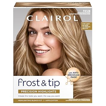 Clairol Nice'n Easy Frost & Tip Original Hair Dye, Light Blonde to Medium Brown Hair Color, Pack of 1