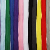 Vista 4 de DOITEM - 15 cremalleras invisibles de nailon multicolor para coser y manualidades, 15