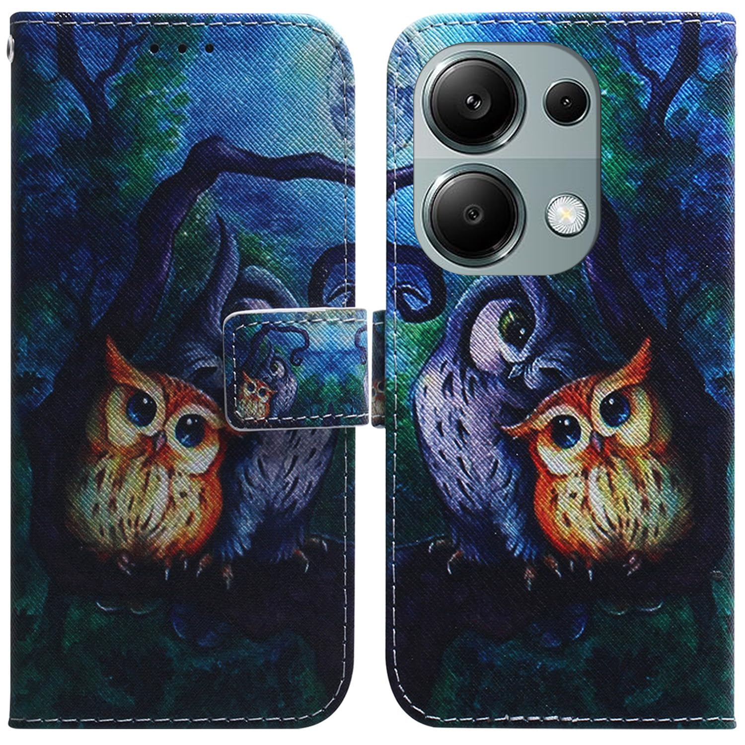 TIANCI Cover per Xiaomi Poco M6 Pro 4G, Stile Retrò per