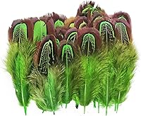 Vista 14 de 50 piezas de plumas de plumaje de faisán natural de 2-3 pulgadas, plumas de plumaje para costura, manualidades, ropa, accesorios decorativos - azul