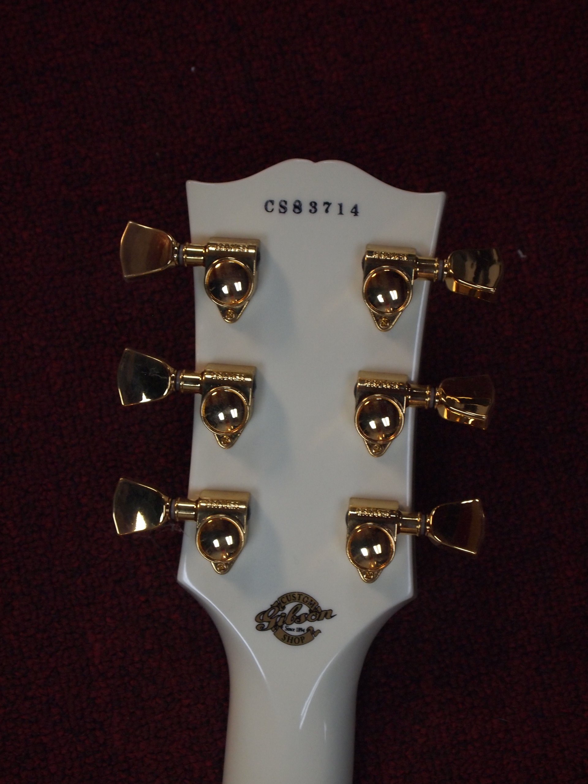 【希少】Gibson Les Paul Custom Alpine White Gibson Les Paul Custom - Guitarra eléctrica, color blanco alpino