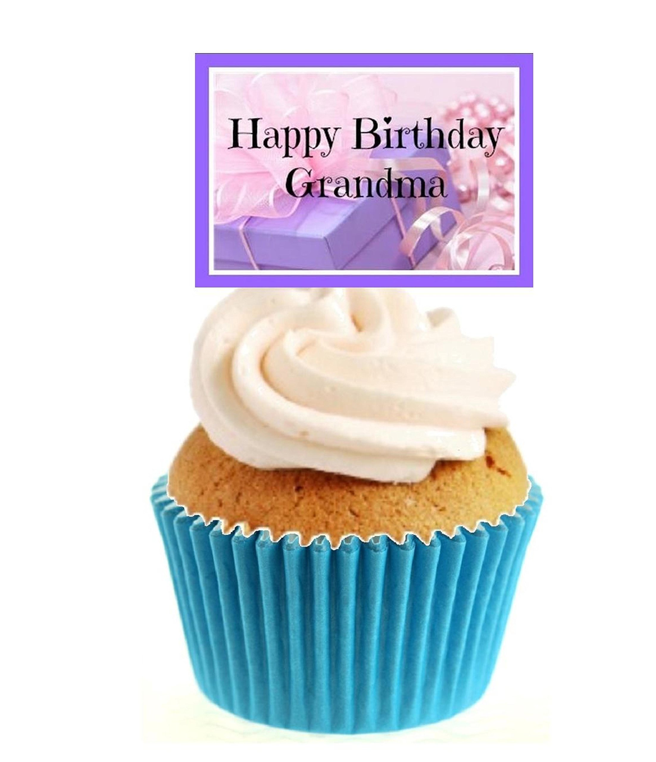 Buy Sprinkles & Toppers Ltd Happy Birthday Grandma Edible Stand Up