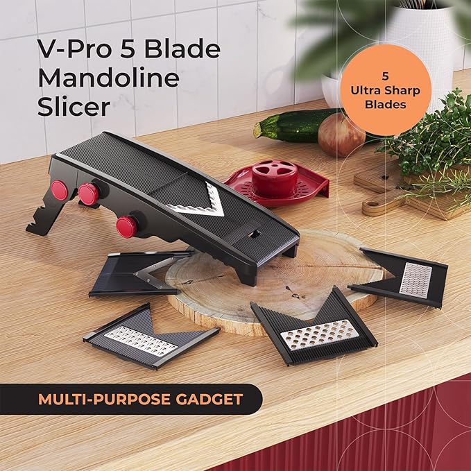 Cortadora Mandolina Ajustable para Cocina Mueller Austria miniatura 3