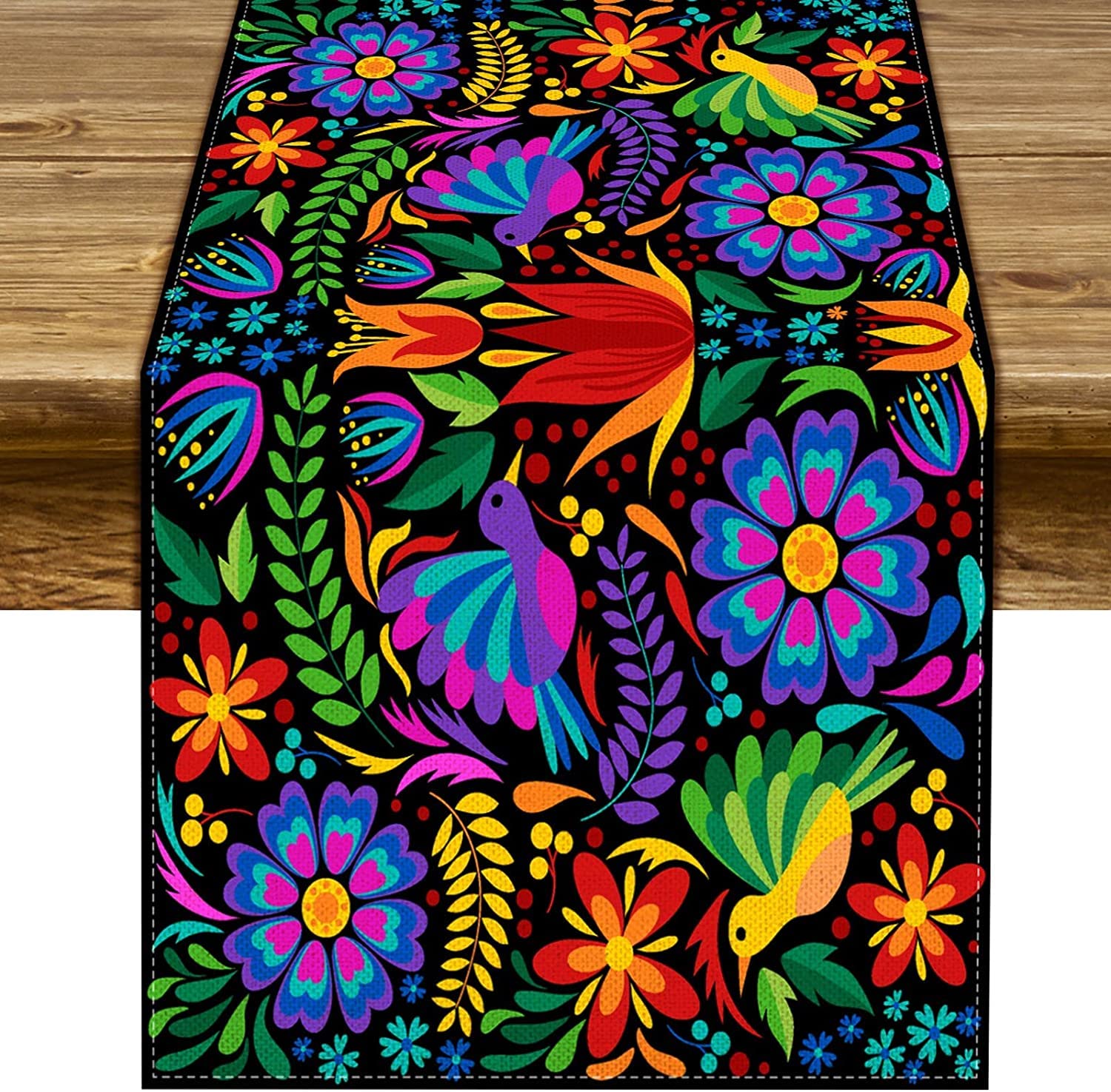 Amazon.com: Pudodo Day of The Dead Table Runner Dia De Los Muertos ...