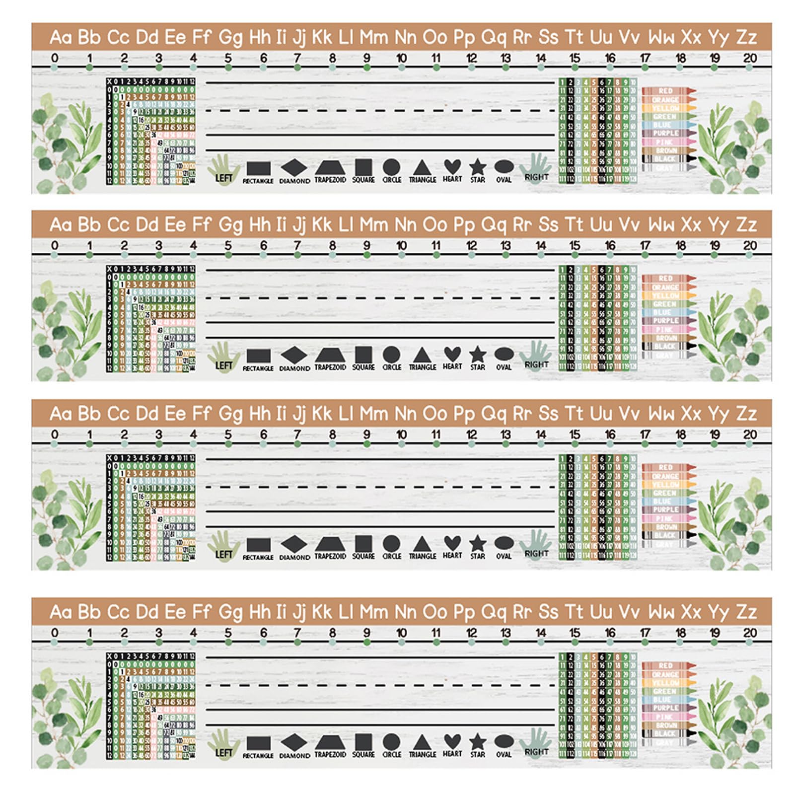 AMSLSIU Paper Décor Style Border Stickers for Creative Bulletin Sticker – Back to Blackboard with Blackboard Borders Stickers, Type+5