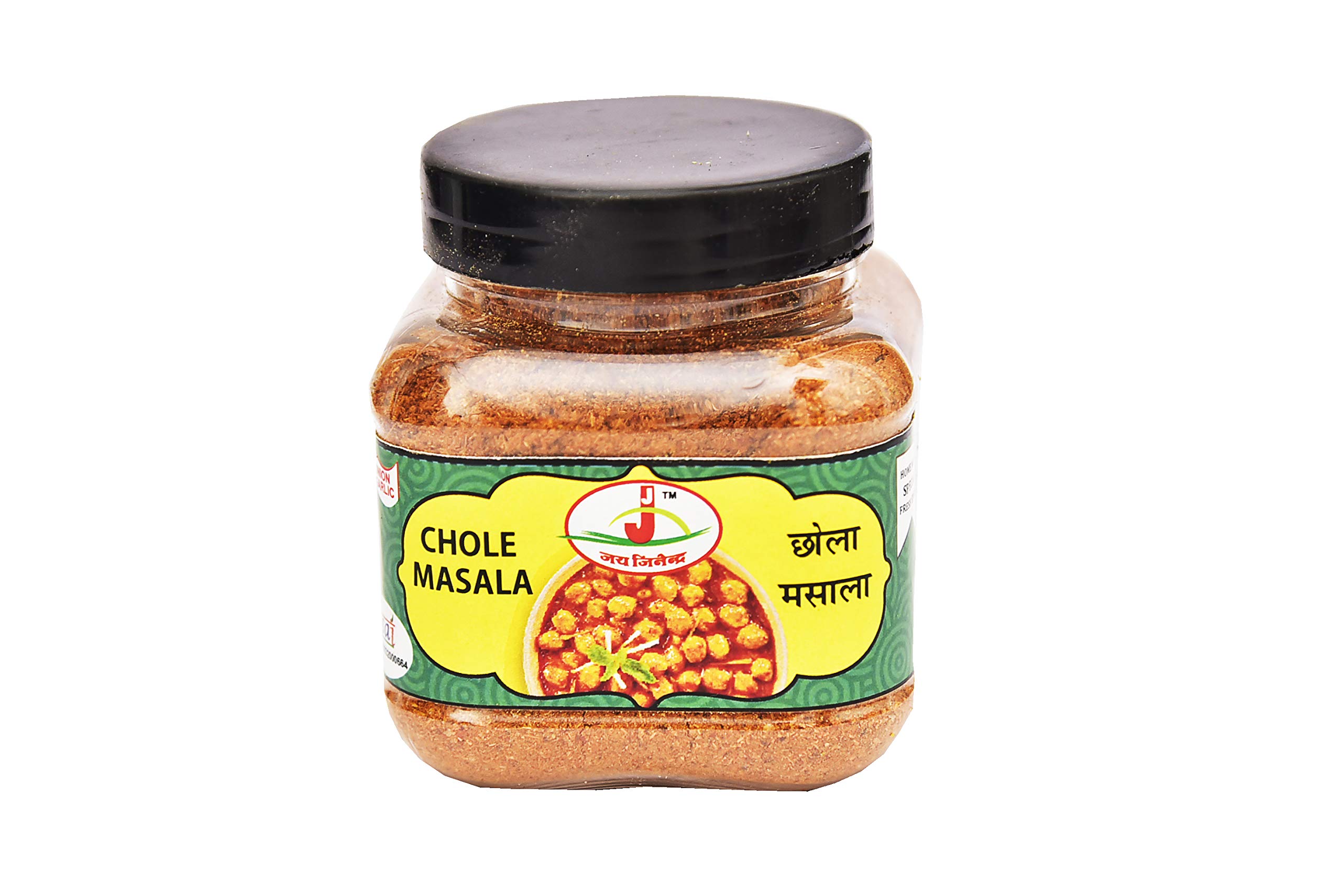 Jai Jinendra Spices & Masale Chole Masala || No Onion No Garlic | Chana Masala Jar Packing 100 gm Pack of 4 (B07RQZPW9Q) Amazon Price History, Amazon Price Tracker