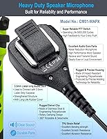 Vista 5 de commountain Micrófono de altavoz compatible para radios Motorola APX-6000 XPR-7550e APX-8000 (7000 4000) XPR-7350e (7580e 7380e 7550 7350) APX6000