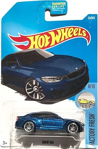 Hot Wheels 2017 fábrica fresca BMW modelo M4 55365 azul