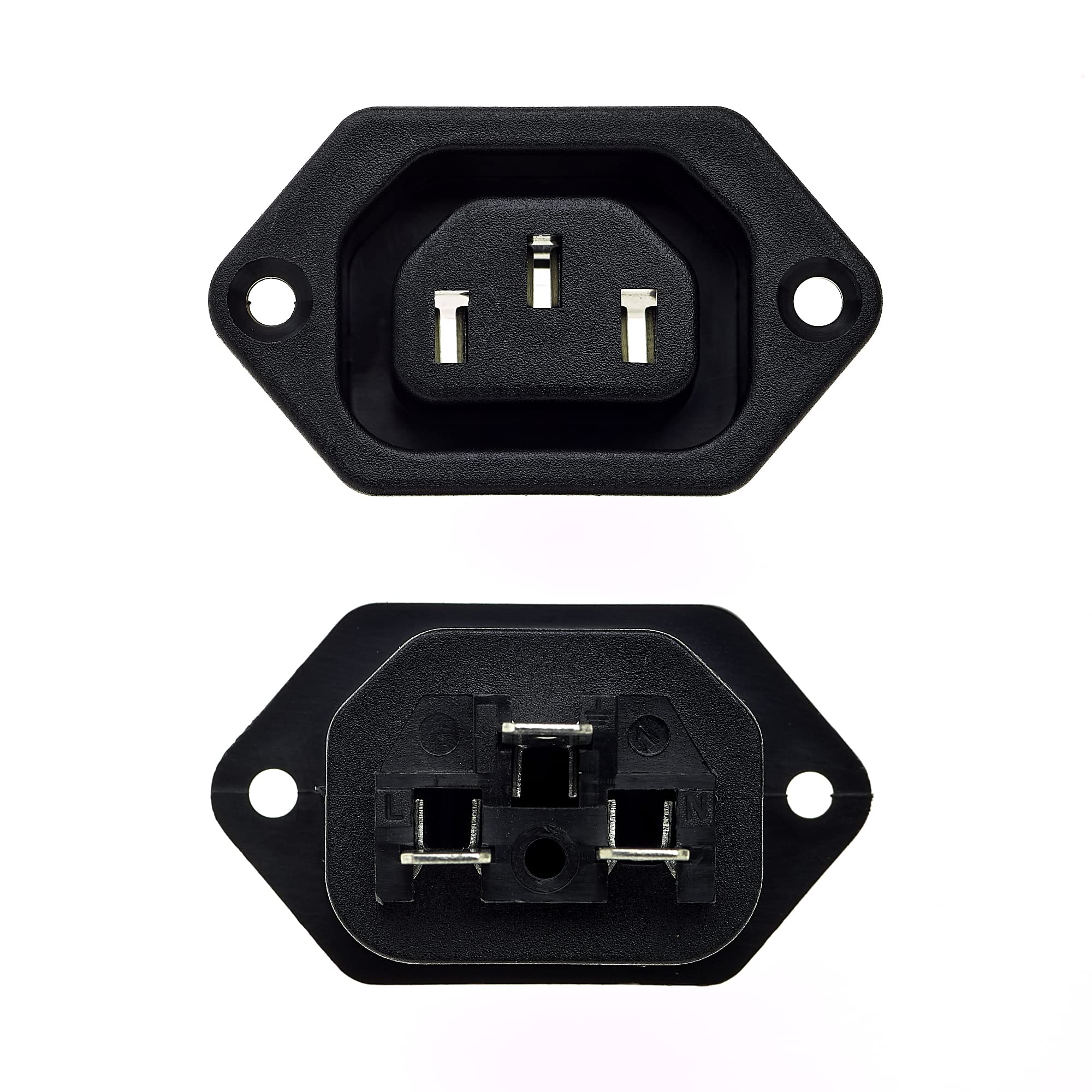 Presa Alimentazione CEI 320 - Connettore Modulare Per Spina Piatta O Saldabile