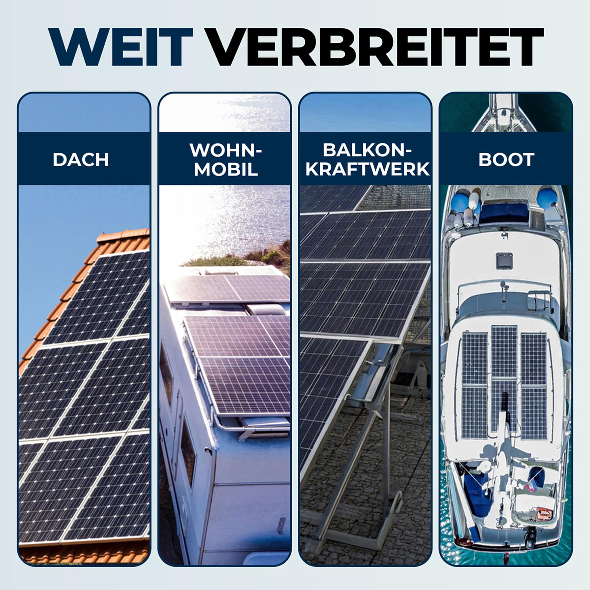 Solarpanel Halterung Metalldach [Verstellbar & Korrosionsbeständig] – Solarmodul Halterung Flachdach mit 12cm Schienen (Einfache Installation & Wasserdicht) - Flachdachhalterung Solar