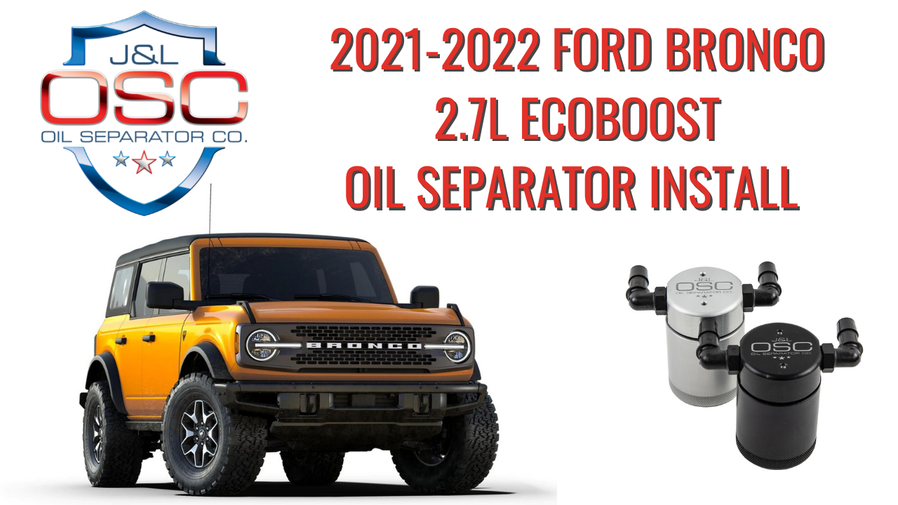 J&L Oil Separator 3.0 - Compatible With Ford Edge Sport/ST & Lincoln MKX/Nautilus 2.7L EcoBoost