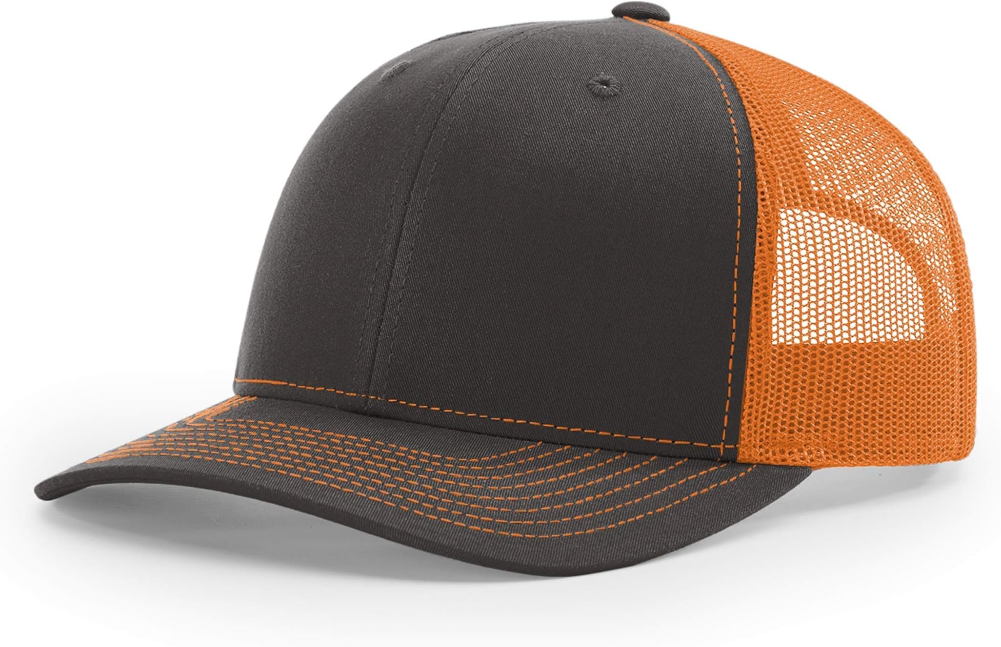 Richardson 112P Patterned Snapback Trucker Hat - Custom Leather Patch Hat | No Minimals | Volume Tiered Pricing