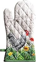 Vista 1 de Maison d' Hermine - Guante de horno doble de 7 x 13 pulgadas, con bucle, 100 % algodón, resistente al calor, cocinar, sartenes, hornear, microondas