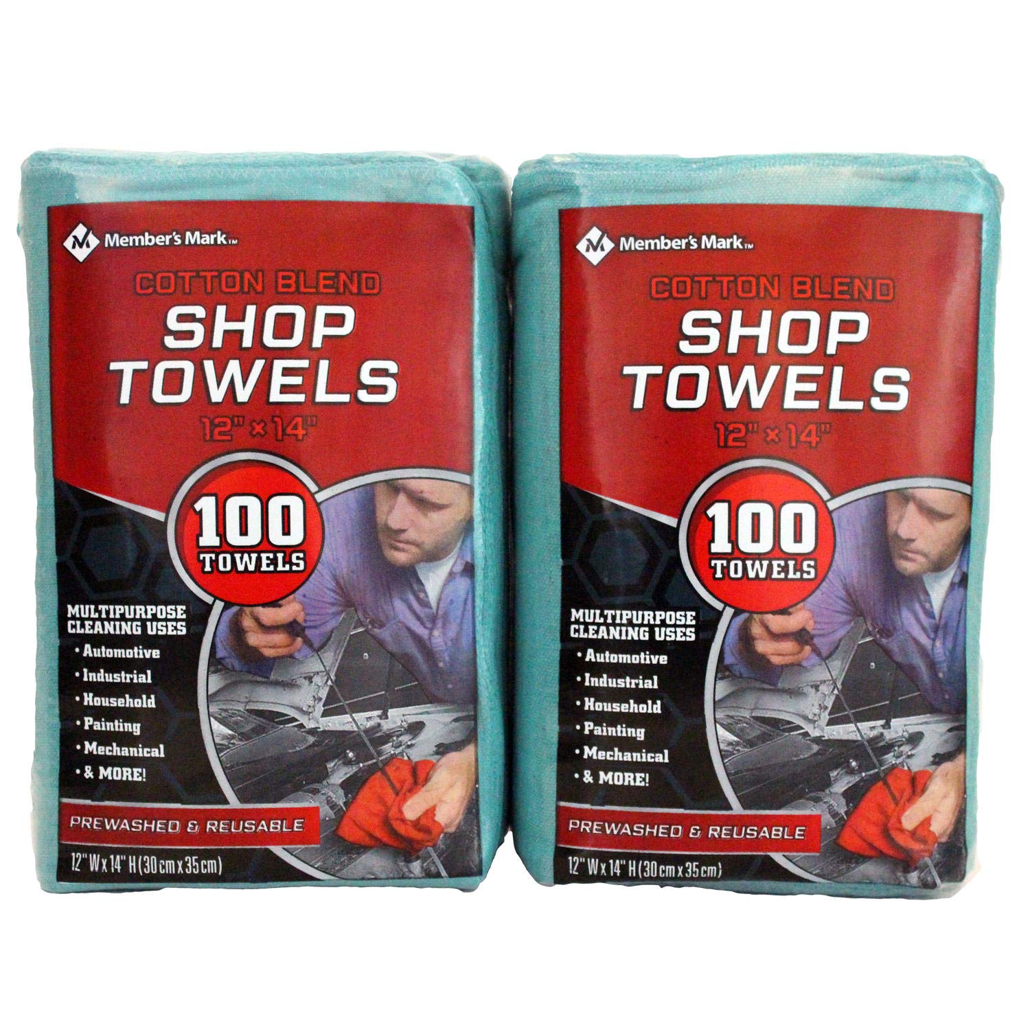 79302 Commercial Shop Towels (100ct.) Light Blue