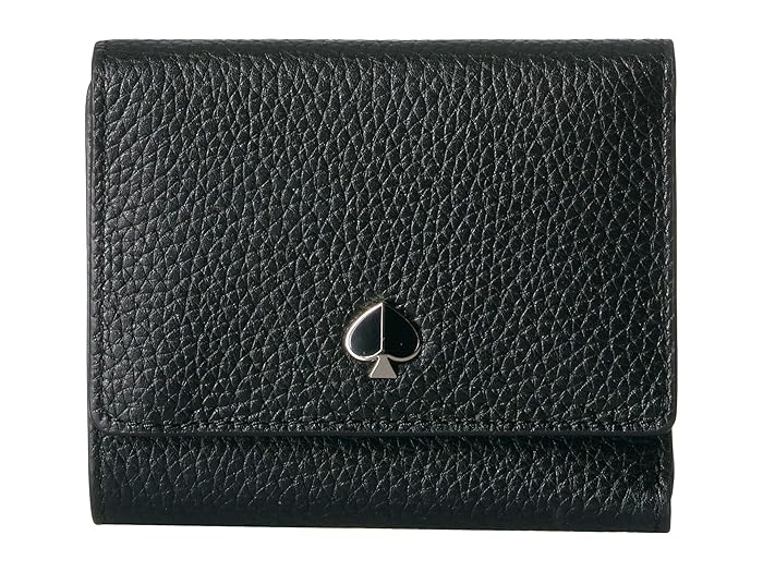 Kate Spade New York  Small Trifold Wallet (Black) Wallet Handbags
