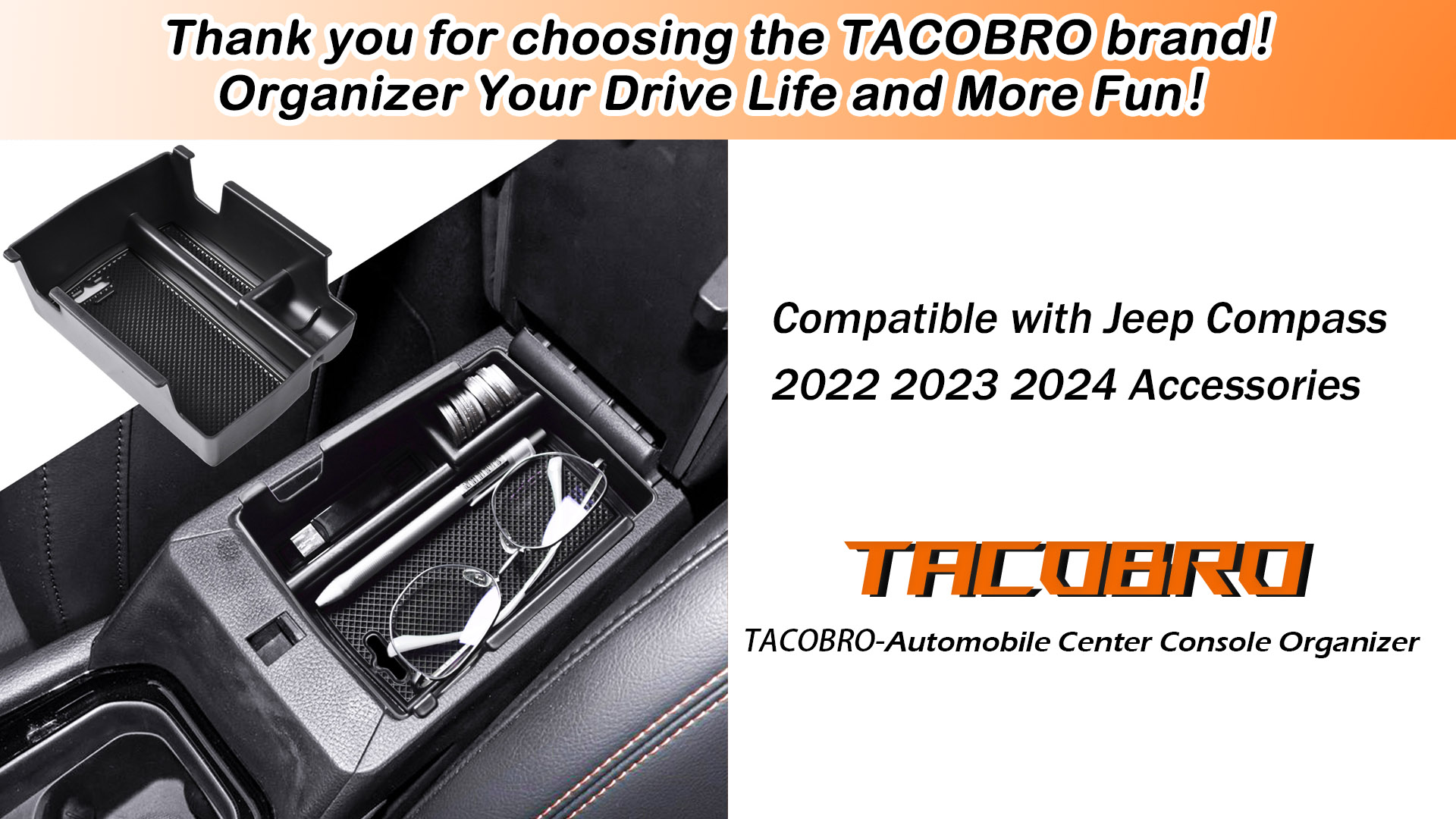 Amazon.com: TACOBRO Center Console Organizer Tray Compatible with
