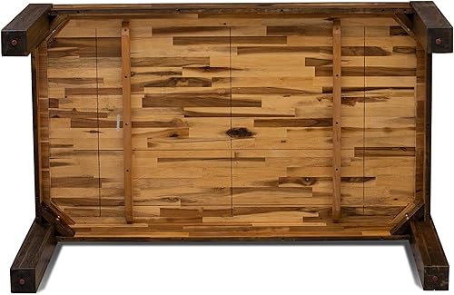 Miniatura 7 de East West Furniture CN6-07-T Celina Dining Room Table - Rectangle Rustic Farmhouse Table , 36x60 Inch, Jacobean