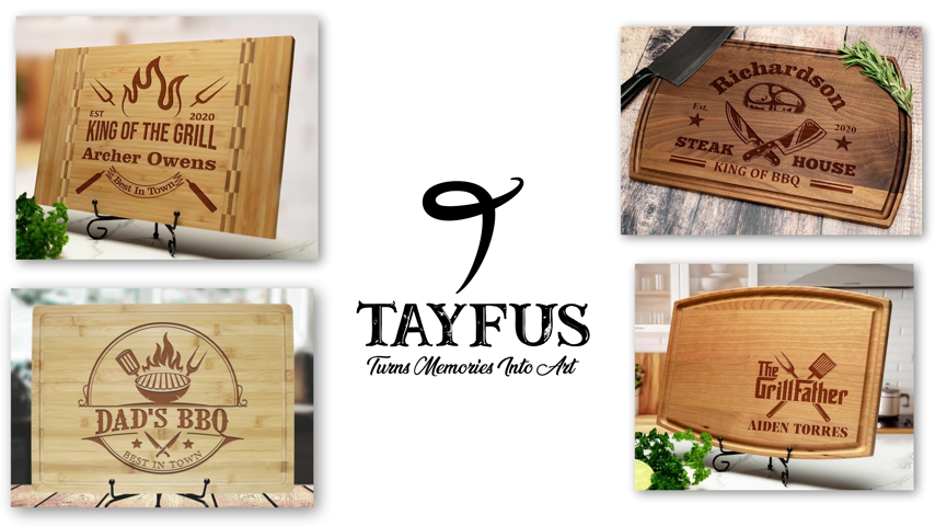 Tabla de cortar personalizada para Día del Padre miniatura 7
