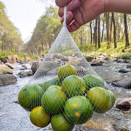 Miniatura 5 de 100 bolsas reutilizables para productos de frutas y cebolla, bolsas de malla para productos y mariscos, bolsas de almacenamiento de red de 24