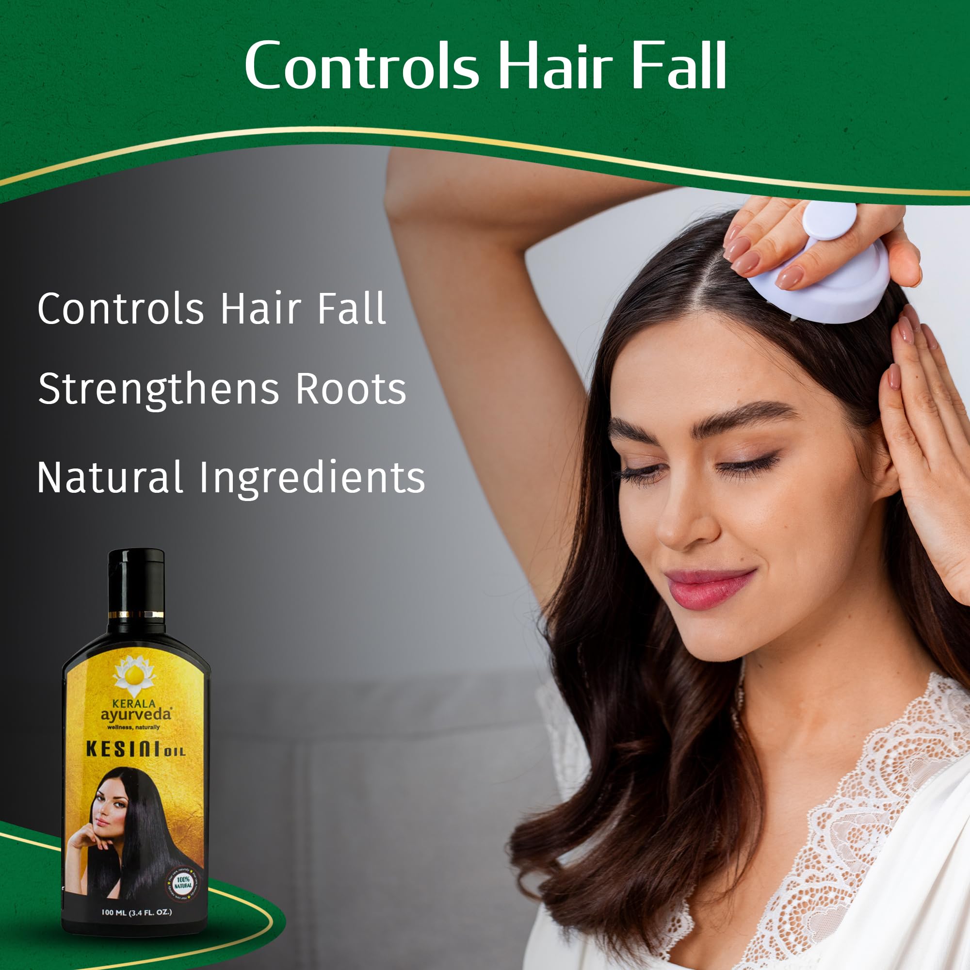 Amazon.com: Kerala Ayurveda Kesini Hair Oil (3.38 fl oz) | Herbal