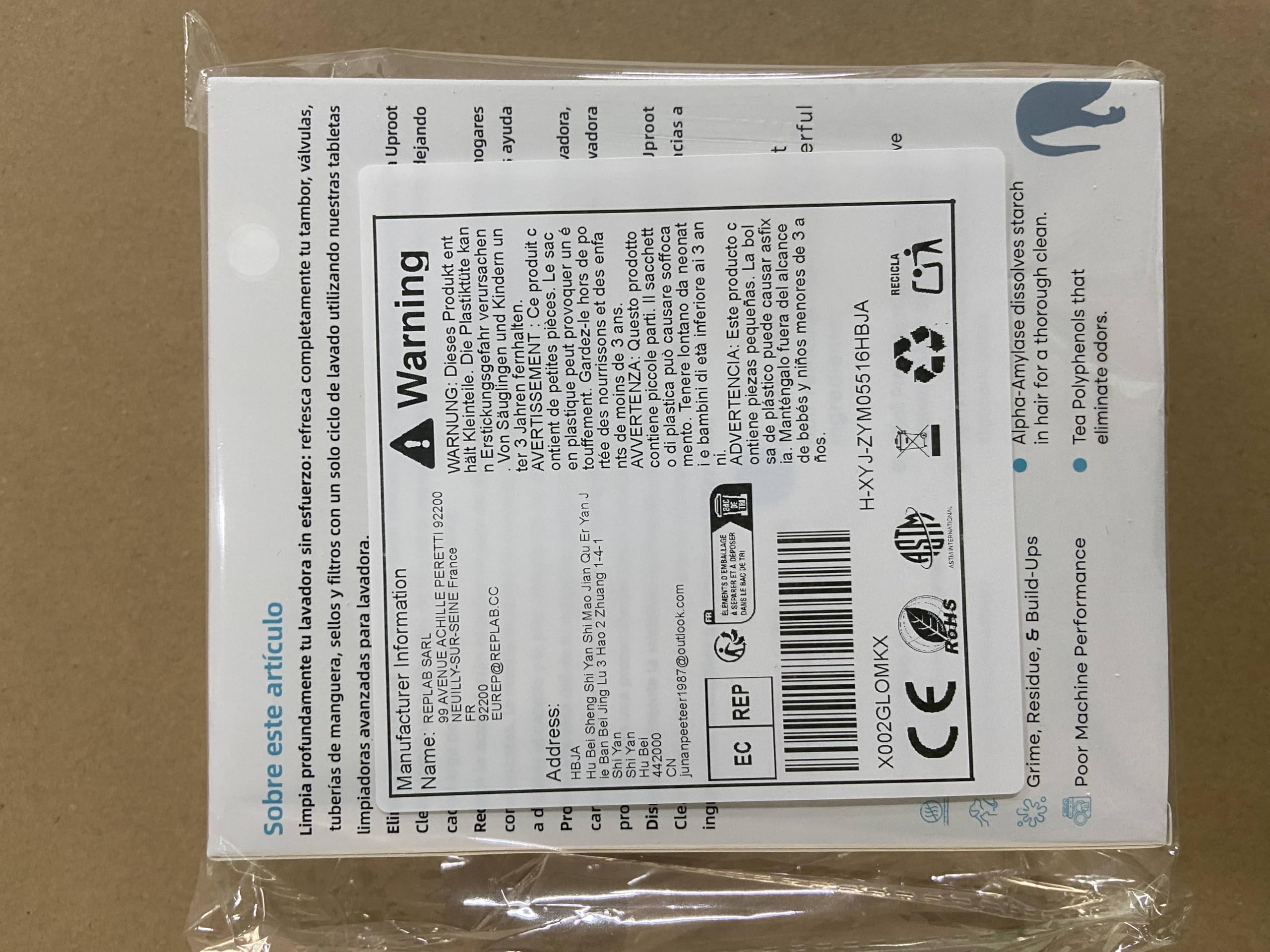 48 Pezzi Pastiglie Lavatrice, Cura e Pulizia Profonda Lavatrice, Pulitore e Anticalcare Efficace, Rimuove Sporco e Odori