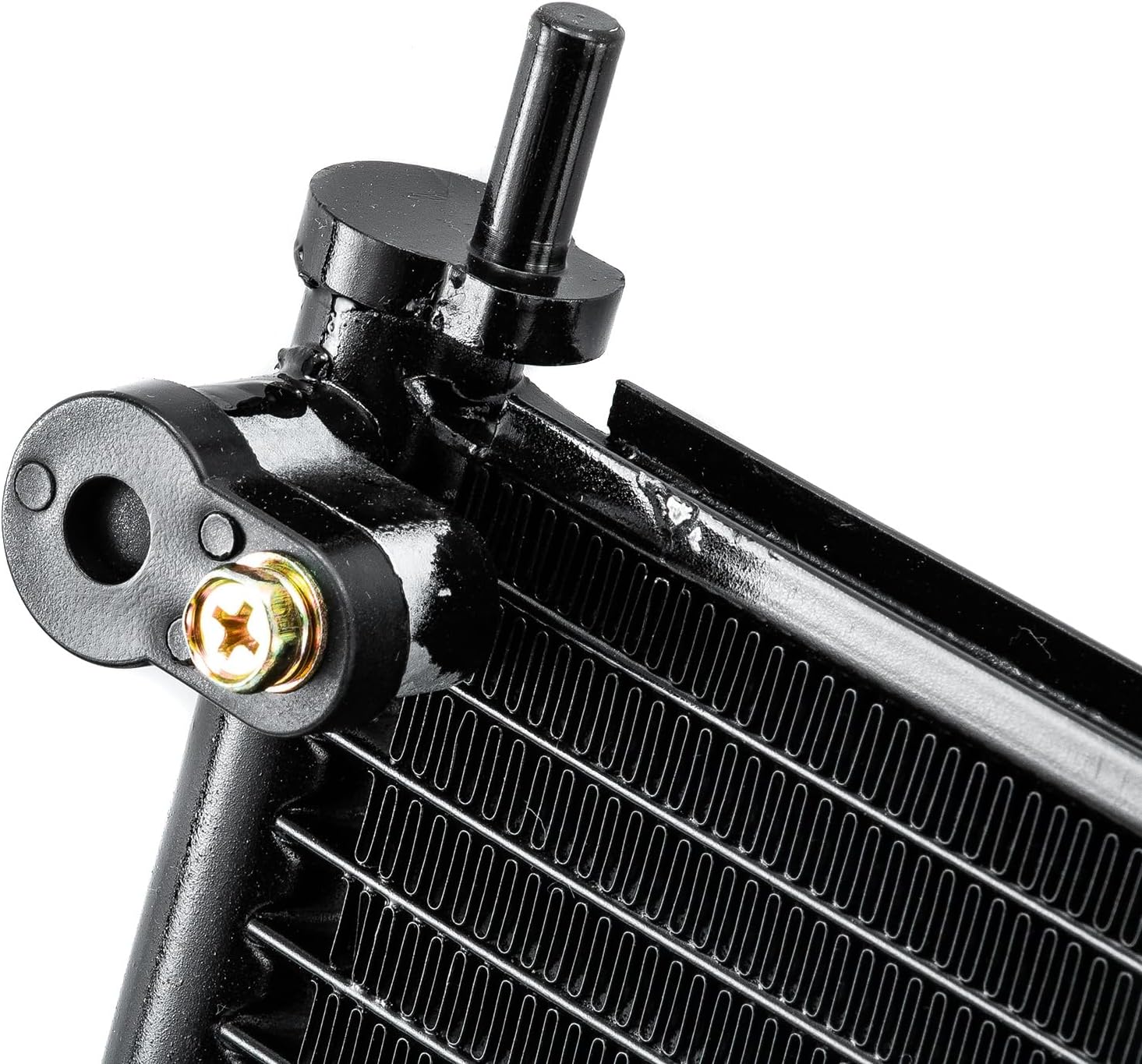 #3771 Air Conditioning A/C Condenser Condensador for Honda Pilot 2009-2015 V6 3.5L Aluminum AC Condenser w/Receiver Drier 2010 2011 2012 2013 2014 Black