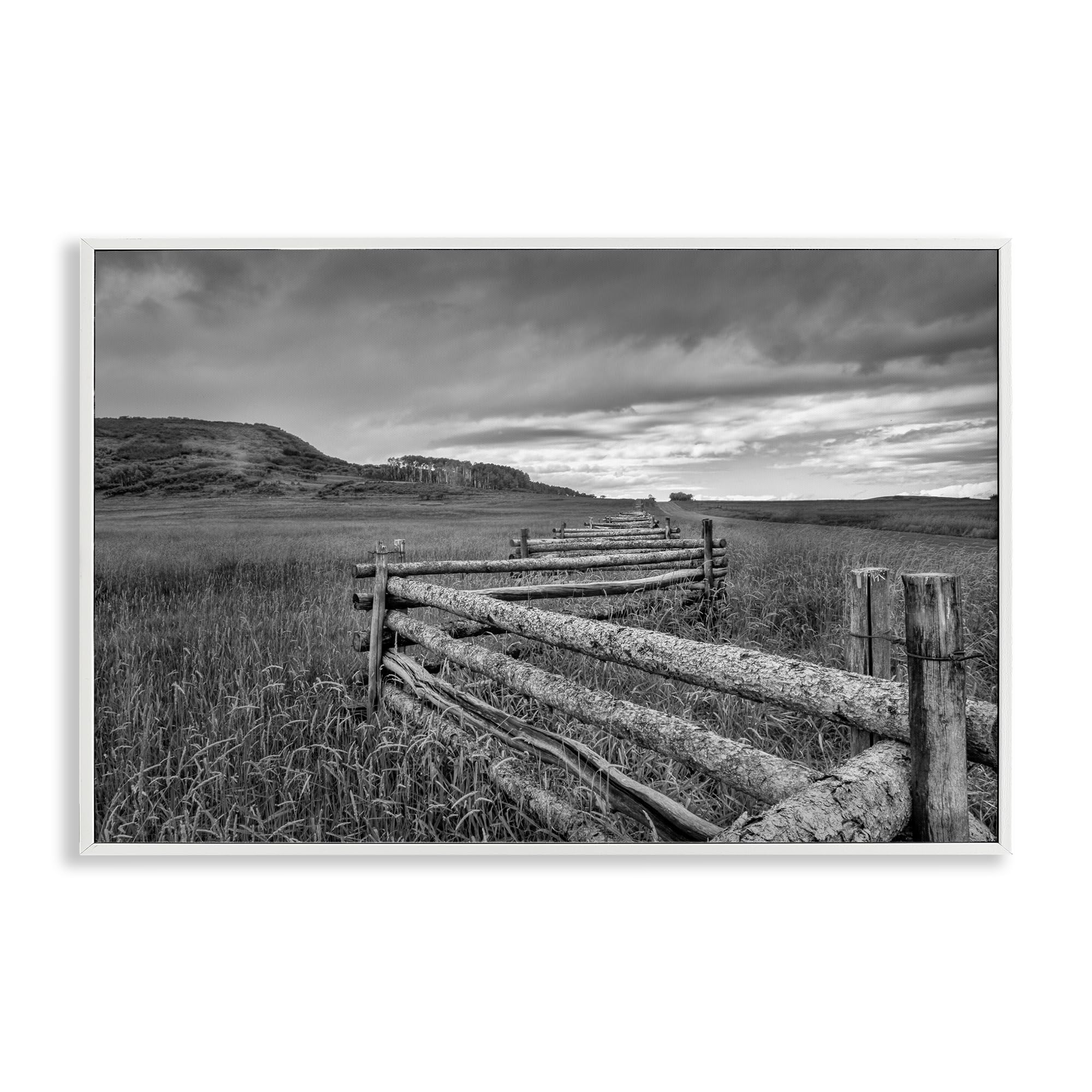 'Weathered Fence to Distant Horizon'| Framed Giclee Art