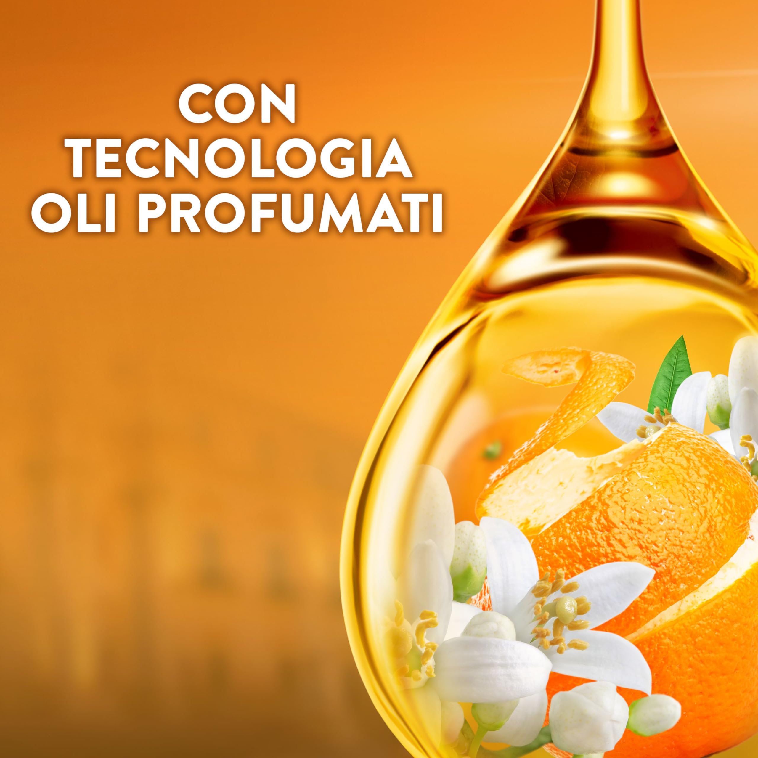 Lenor Ammorbidente Lavatrice Concentrato Essenze d’Italia, 440 Lavaggi (8x55), Siracusa, Note Di Arancia e Zagara, Profumo autentico di lunga durata