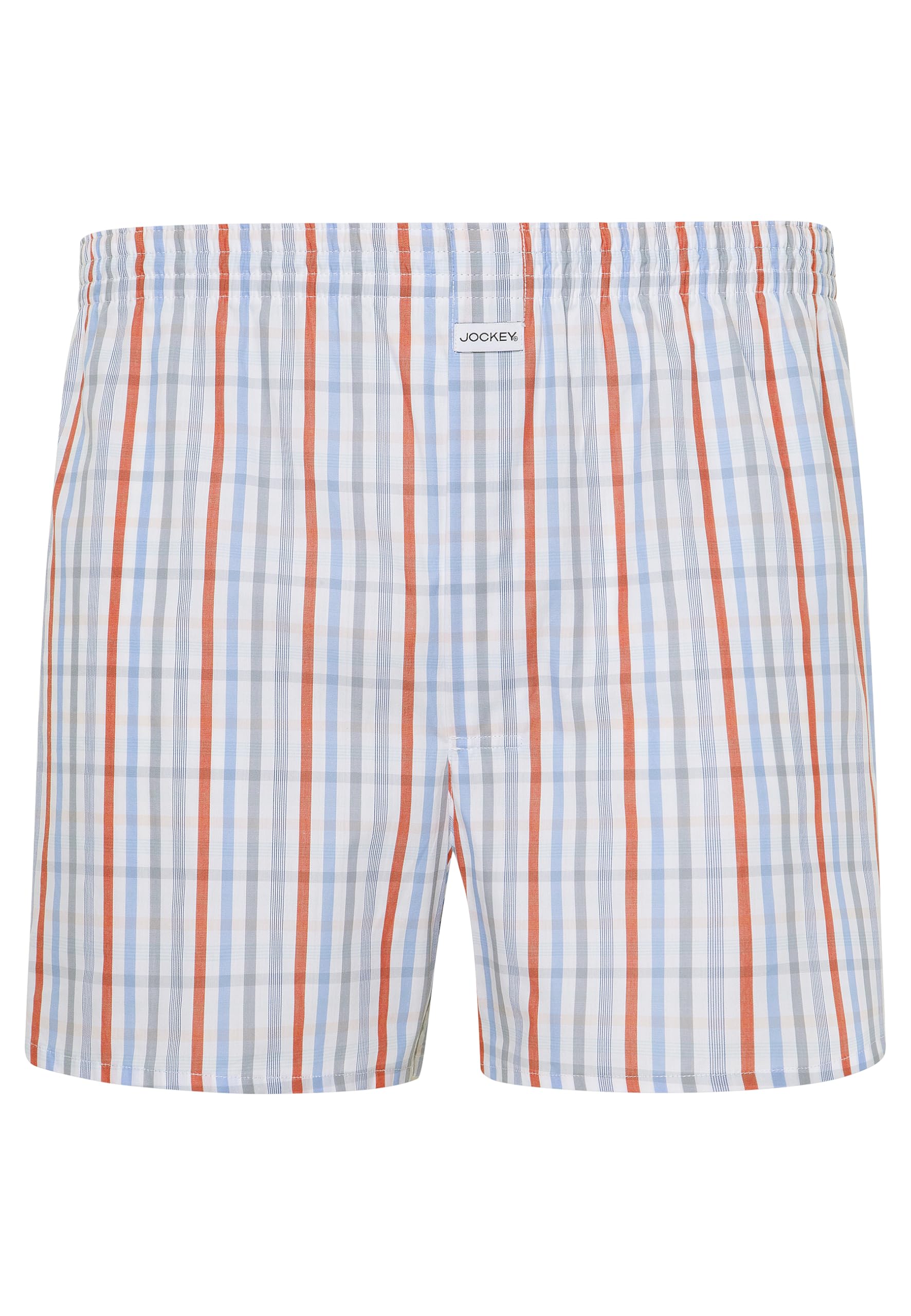 Jockey Men's Everyday Check Woven Boxer, True Blue, XL