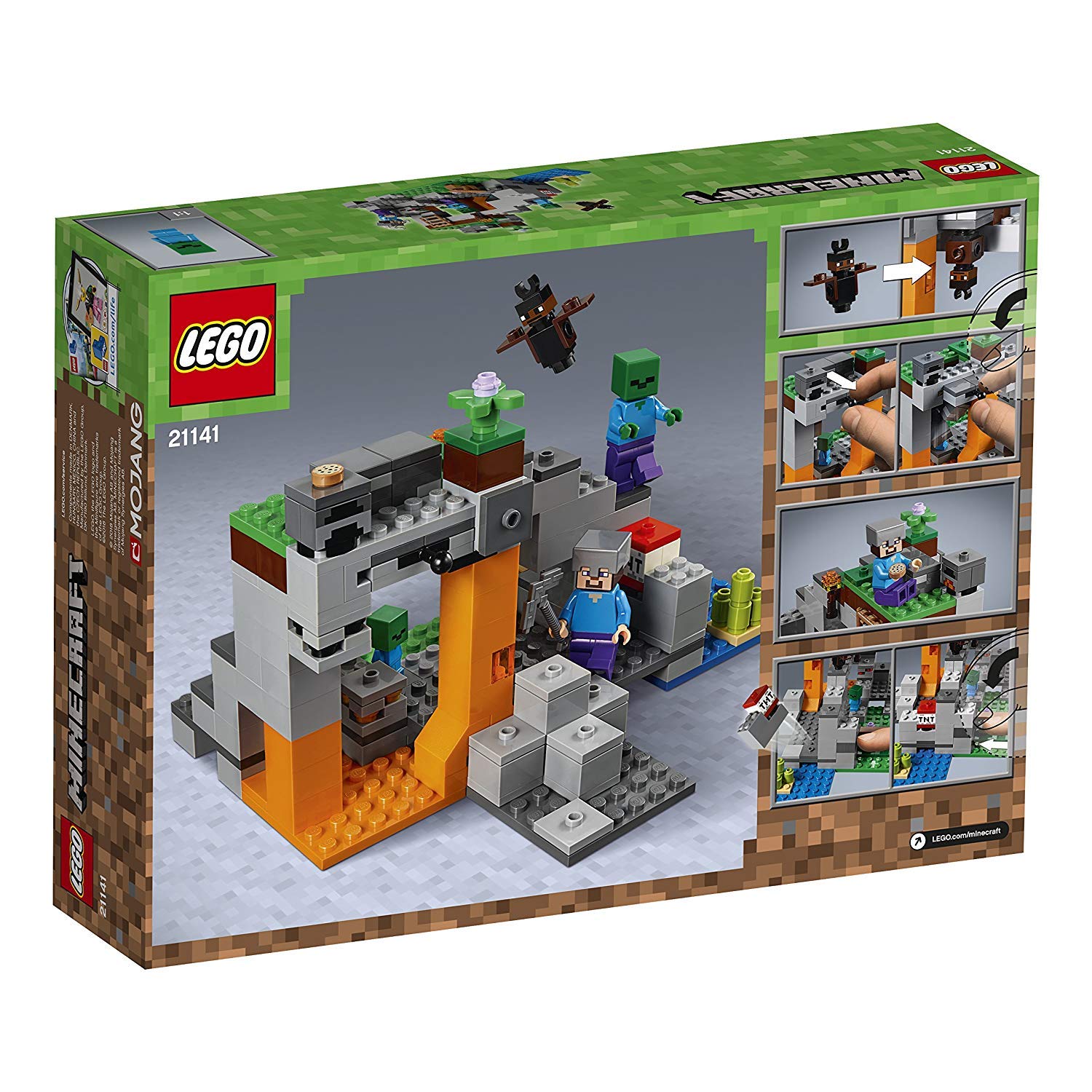Amazon.co.jp: レゴ(LEGO) マインクラフト ゾンビの洞くつ 21141 
