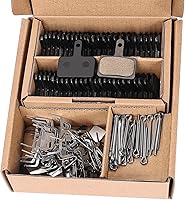 PACYTION 25 Pairs Bike Disc Brake Pads for Shimano MT200 M355 Tektro - MTB E-Bike Compatible w/ Tools