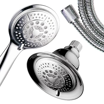 Hotel Spa Shower Combo with LED Shower Head – High