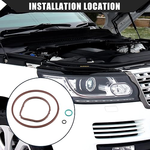 Miniatura 2 de Kit de sellado de bomba de vacío de 5.0 L para Land Rover Discovery 2017-20203.0L juntas de bomba de vacío para Jaguar F-Pace 2017-2020
