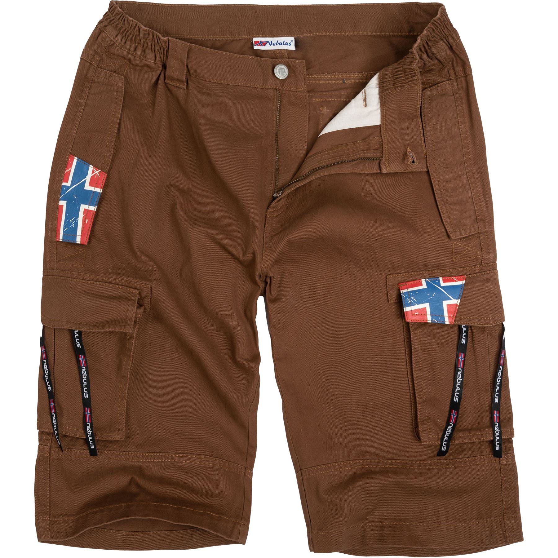 Nebulus Herren Cargo Short BOODY, Sommer Hose, Herren mit 6 Taschen